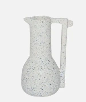 Blue Speckled Tall Bird Pitcher