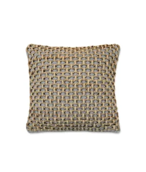 Boho Living Jada Square Throw Pillow in Grey | Imported