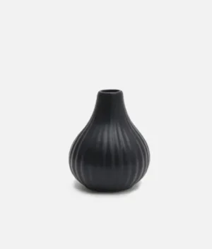 Bud Vase Matte Black | Set of 3