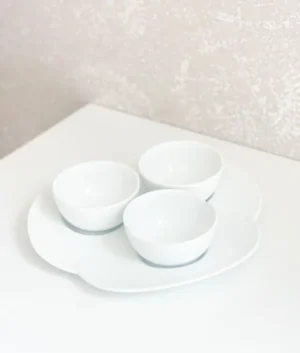 Ceramic Dish and 3 Bowl set