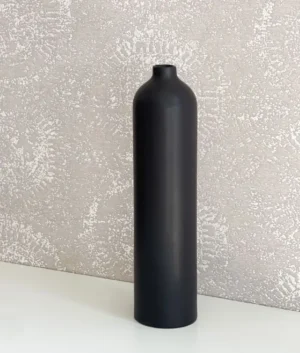 Ceramic Tall Vase | Black