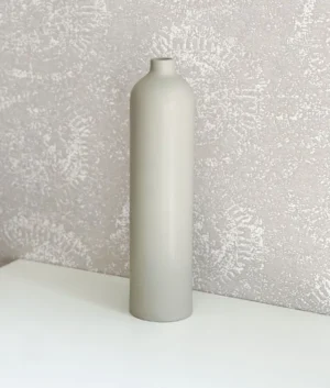 Ceramic Tall Vase | Gray