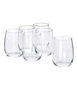 Classic Clear Glass 37 cl | Set of 06