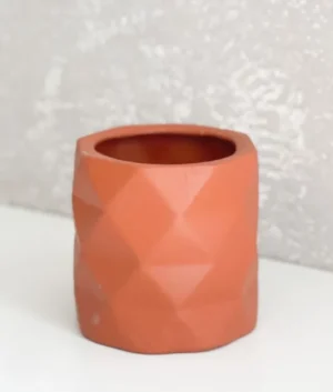 Clay Pot Diamond Pattern | Small