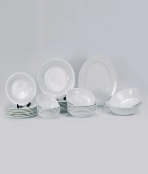 Dankotuwa White Daly Use Dinner Set | Set of 35