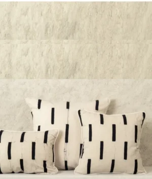 Dash Cushion Cover White | 6 Pieces