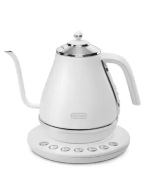 Delonghi Icona Cafe Goose Neck Kettle White | Imported