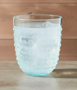 Dottie Aqua Acrylic Drink Glass set of 4 | Imported