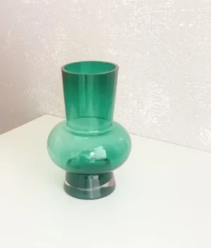 Emerald Stout Glass Vase