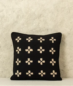 Fleur Cushion Cover Black | Set of 2