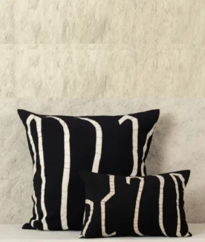 Flow Cushion Cover Black | 4 Pieces