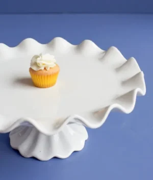 Fluted Cake Stand