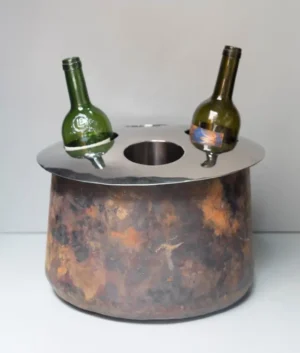 Four Way Unpolished Wine Bottle Cooler