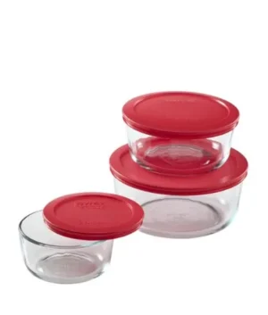 Pyrex 6 Piece Round Storage | Set of 3 | Promotional Price