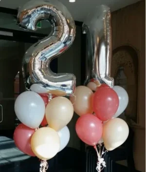 It's a Party | Double Digit Balloon Arrangement