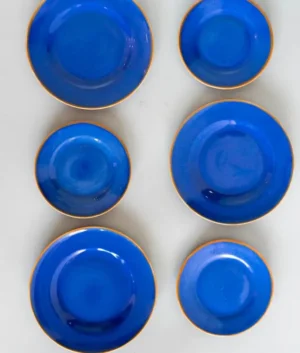 Krishna Blue Dinner Set of 6 | 12 Piece Set