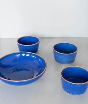 Krishna Blue Serveware Set