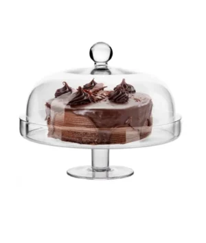 Krosno Poland Elite Cake Stand with Dome