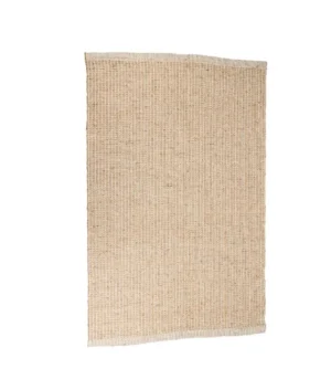 La Luz Jute and Pure Cotton Rug (3x5feet)