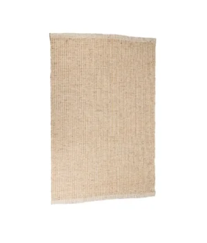 La Luz Jute and Pure Cotton Rug (5x7feet)