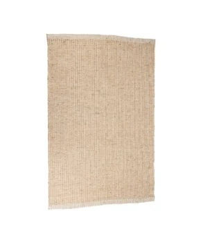 La Luz Jute and Pure Cotton Rug (6x8feet)