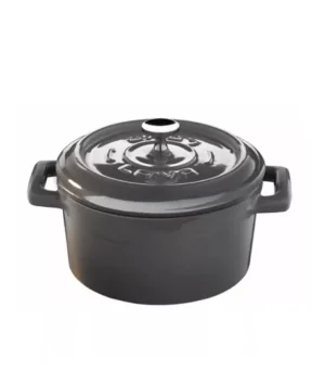 Lava Trendy Cast Iron Round Mini Casserole 0.35L | Gray