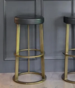 Leather and Steel Bar Stool | Price Per Stool