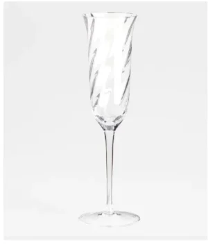 Lucia Champagne Glass 7oz Set of 4 | Imported