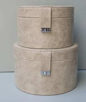 Luxe Round Storage Boxes