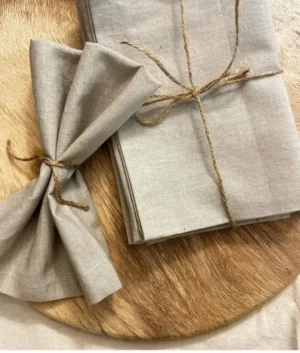 Luxurious Linen blended napkins | Set of 8