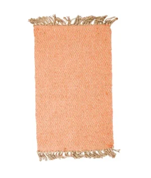 Marron Jute and Pure Cotton Rug (6x8feet)