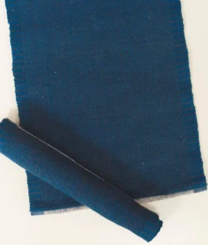 Mirage Blue & Ebony Clay Handloom Place Mats | Set of 6