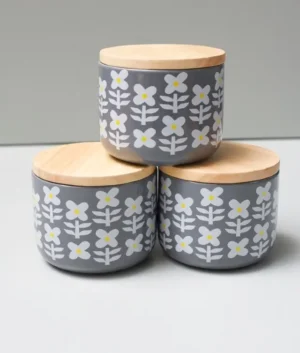 Modern Canisters (Set Of Three)