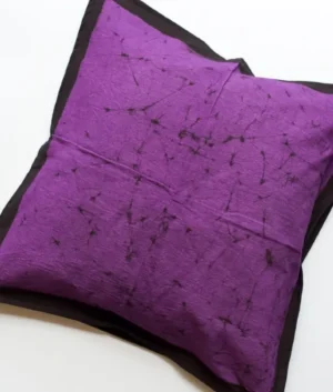 Purple Crack Print Cushions Set of 2