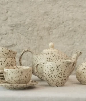 Quail Design Tea Set