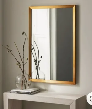 Rectangle Wooden Gold Frame