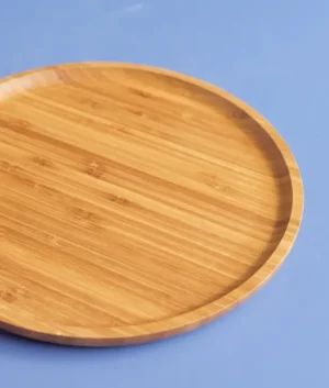 Round Bamboo Tray