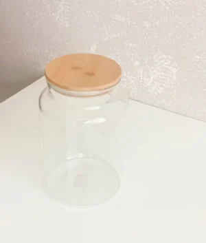 Round Glass Food Storage Vessel | 3000ml