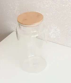 Round Glass Food Storage Vessel | 4000ml