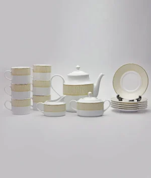 ROXI GOLD Tea Set | 17 Pieces