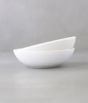 Salad Bowl white Large | Set of 2