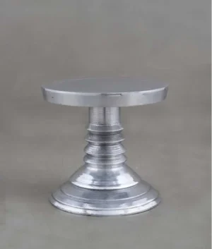 Small Aluminium Candle Stand | Set of 2