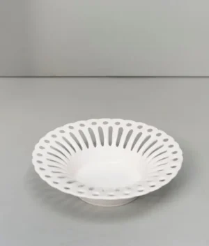 Striped Round Fruit Bowl Set of 4