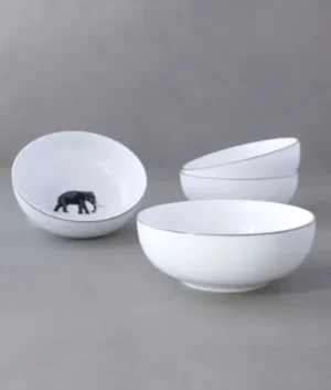 Tusker Medium Bowl | Set of 4