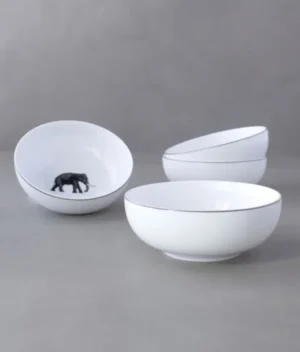 Tusker Medium Bowl | Set of 4