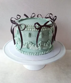 Vintage Teal with Ribbon | 1.5kg