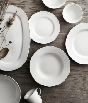 White Dinner Set | Set of 18