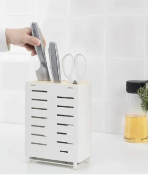 White Knife Holder