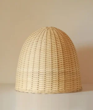 Wicker Bell Lamp (Large)