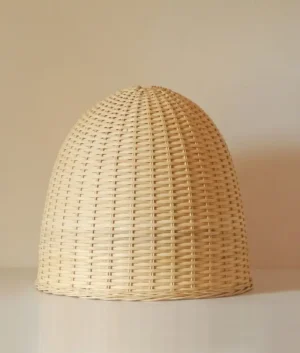 Wicker Bell Lamp (Small)